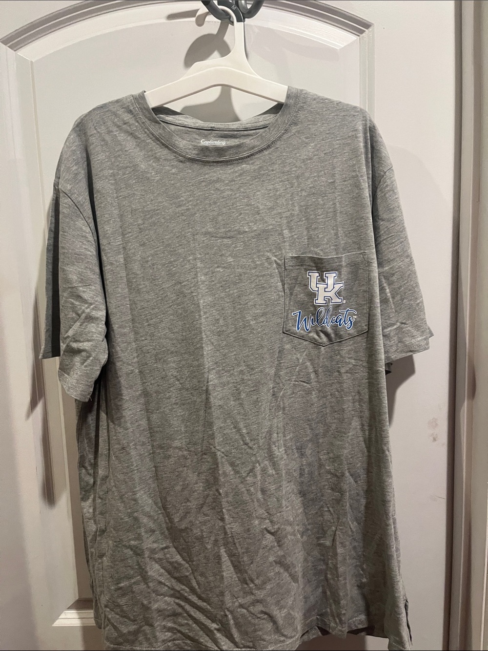 Kentucky Wildcats Gray Pocket Tee